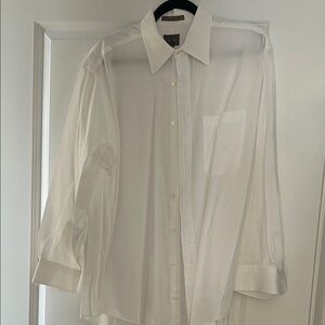 Calvin Klein Men's White Dress Shirt
